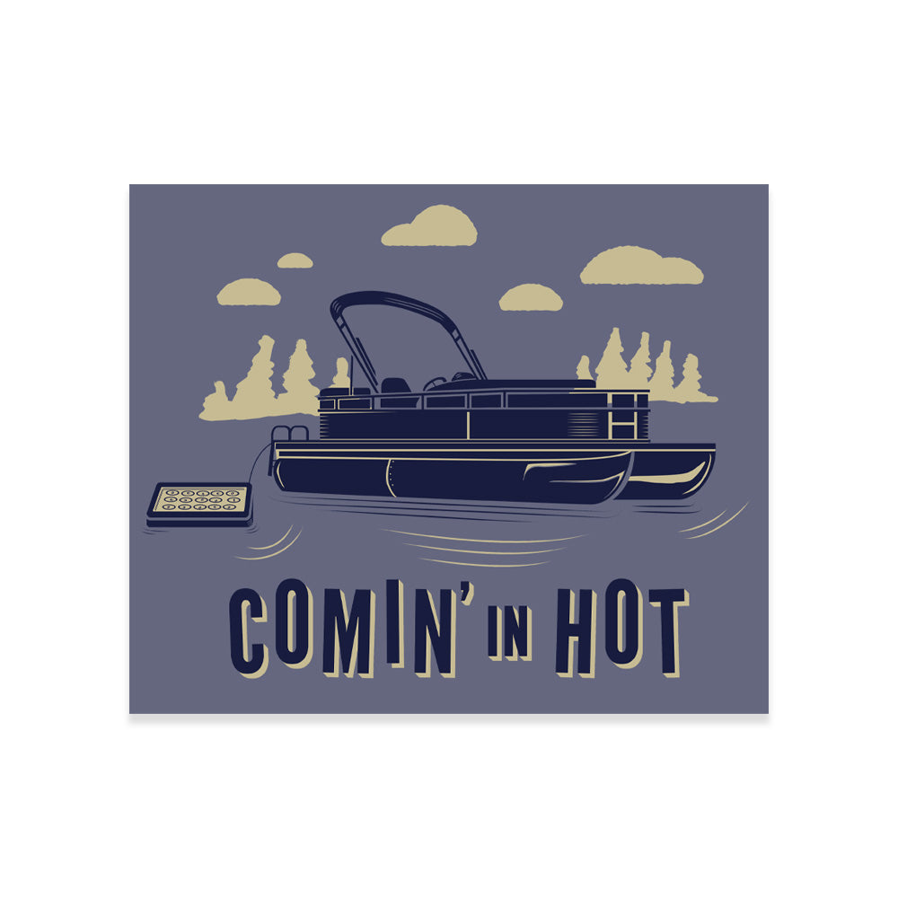 Comin' In Hot- Sticker - Northmade Co