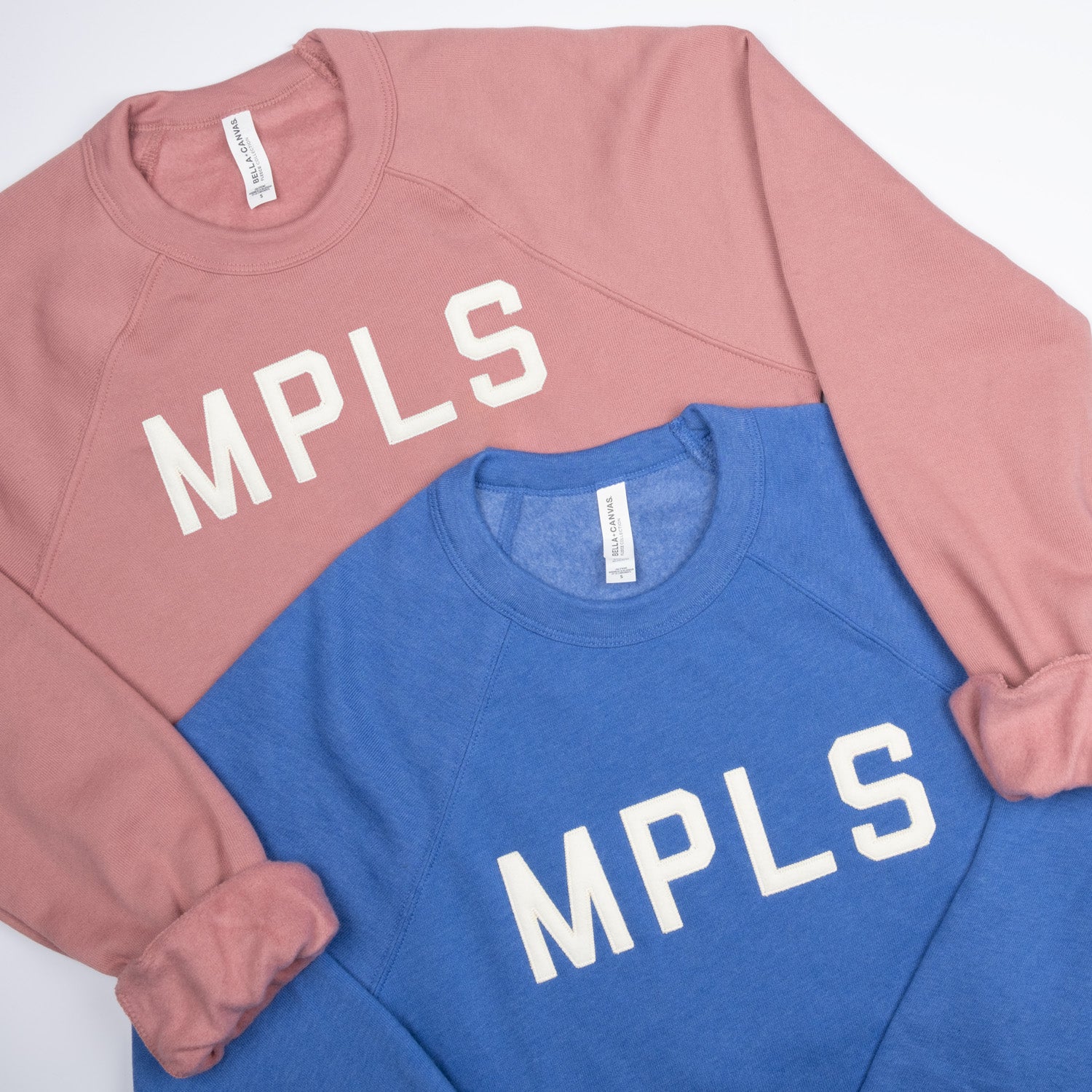 Minneapolis (MPLS) Royal Blue Felt Letter Sweatshirt – Northmade Co.