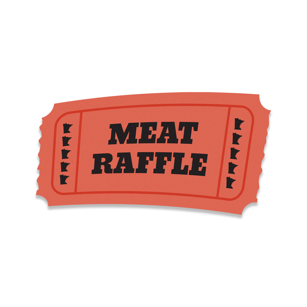 Minnesota Meat Raffle- Sticker - Northmade Co